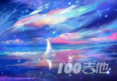 《星辰大?！芳V_黃霄雲_C調吉他伴奏彈唱譜