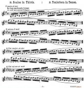 小提琴音階練習 作品32(Scale Studie-B)