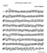 40首小提琴初級技巧練習曲之21