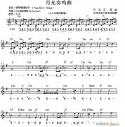 世界名曲雙譜式 月光奏鳴曲(貝多芬曲)