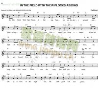 THE FIELD WITH THEIR FLOOCKS ABIDING