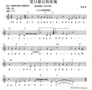 世界名曲雙譜式 :夏日最后的玫瑰(弗洛托曲)