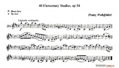40首小提琴初級技巧練習曲之20