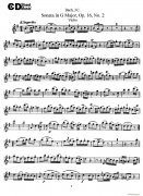 Sonata in D Major Op 16 No 2小提琴譜